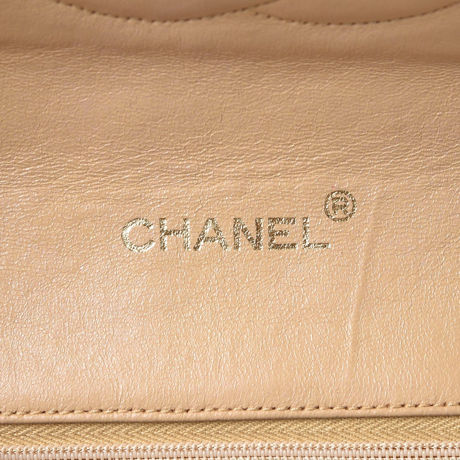 Chanel Lambskin Quilted Medium Single Flap Beige 7 of 14