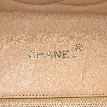 Chanel Lambskin Quilted Medium Single Flap Beige 7 of 14