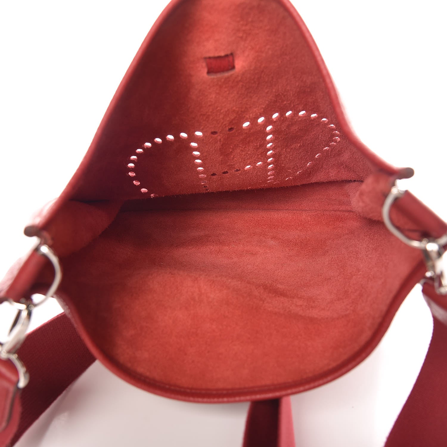 Hermes Taurillon Clemence Evelyne III GM Rouge Garance 5 of 10