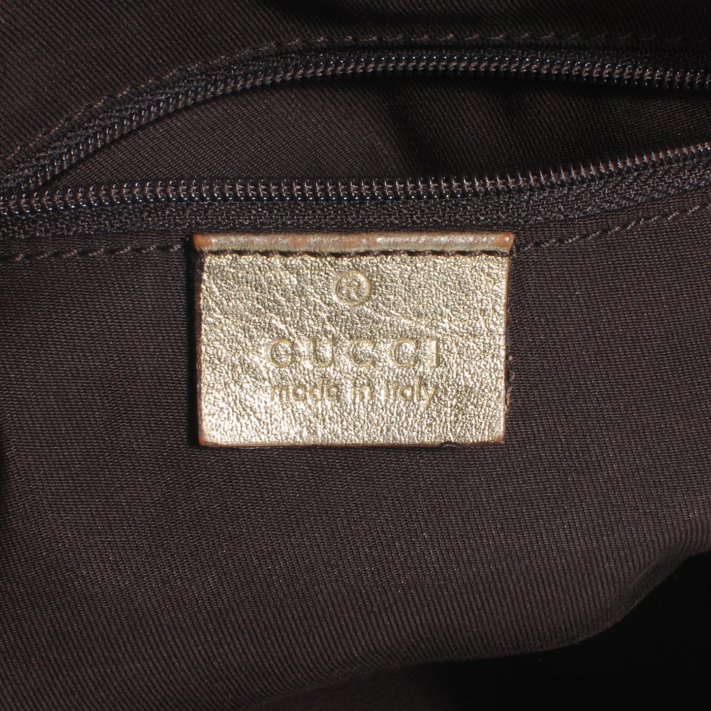Monogram D Gold Large Hobo Metallic Gold