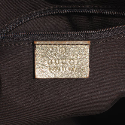 Gucci Monogram D Gold Large Hobo Metallic Gold 6 of 8