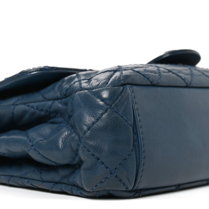 Chanel Iridescent Calfskin Medium Coco Daily Flap Blue 9 of 10