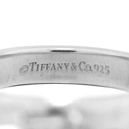 Tiffany Sterling Silver 1837 Lock Charm Ring 51 5.75 4 of 4