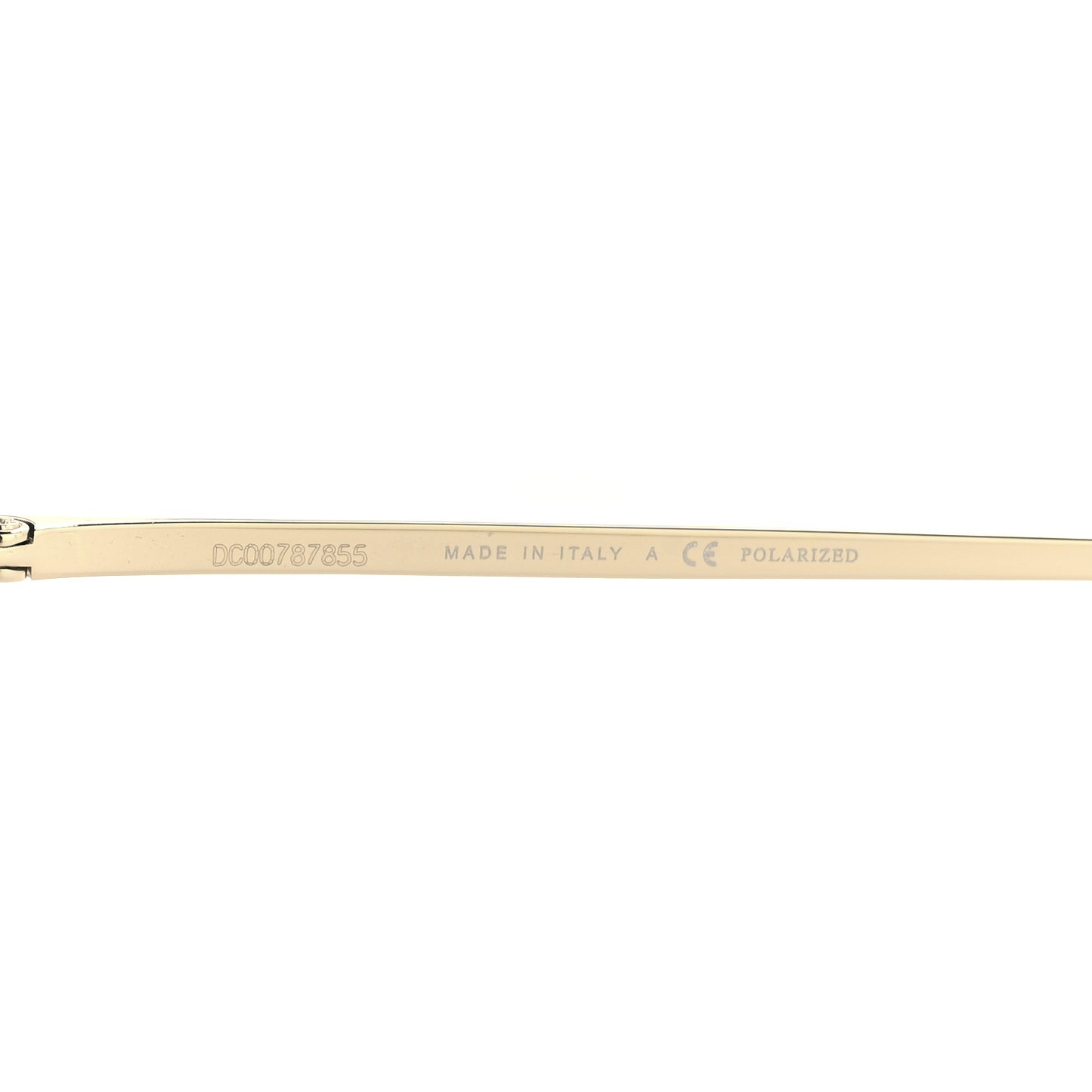 Metal Polarized Round Sunglasses 4251-J Gold Black