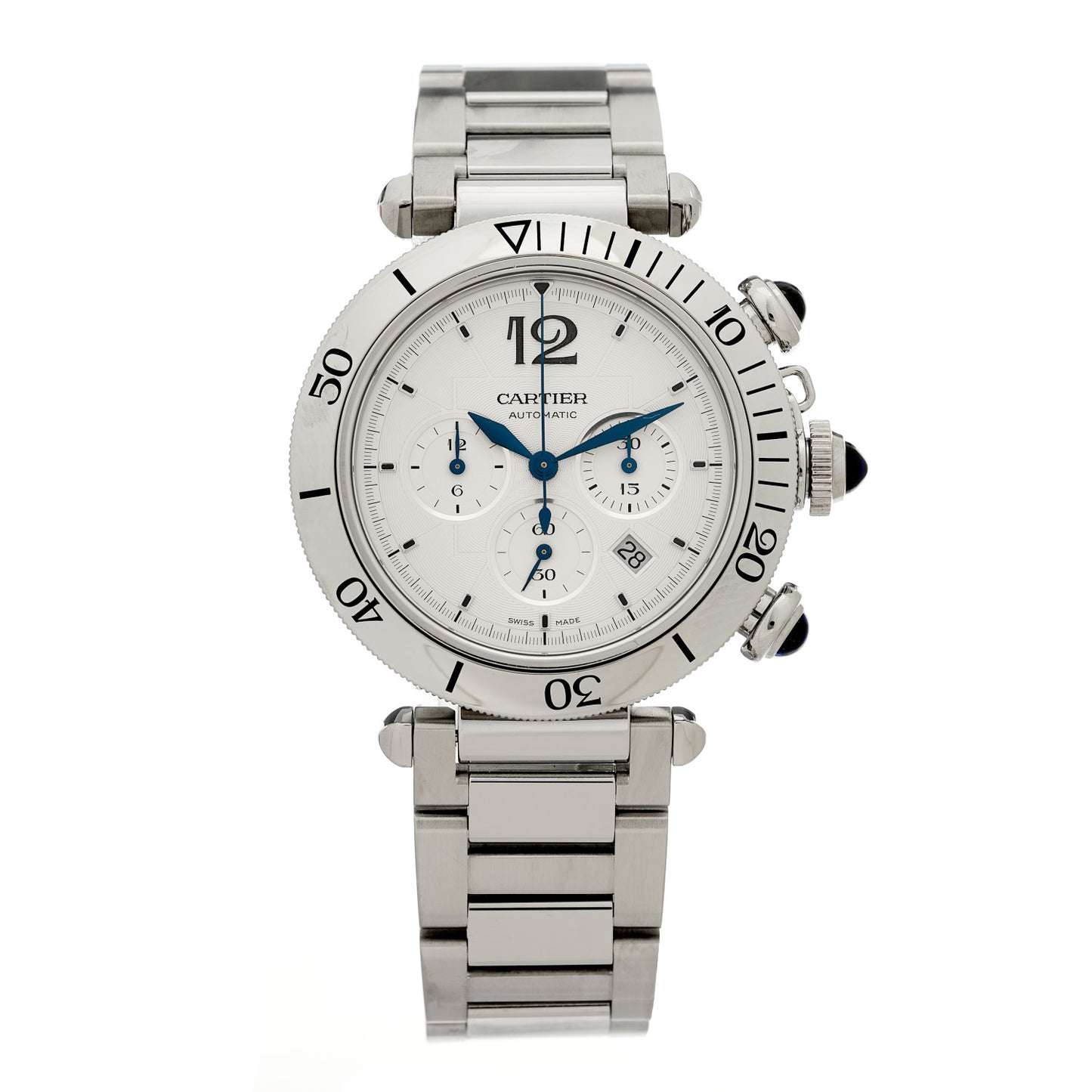 Stainless Steel 41mm Pasha C Chronograph Automatic Watch