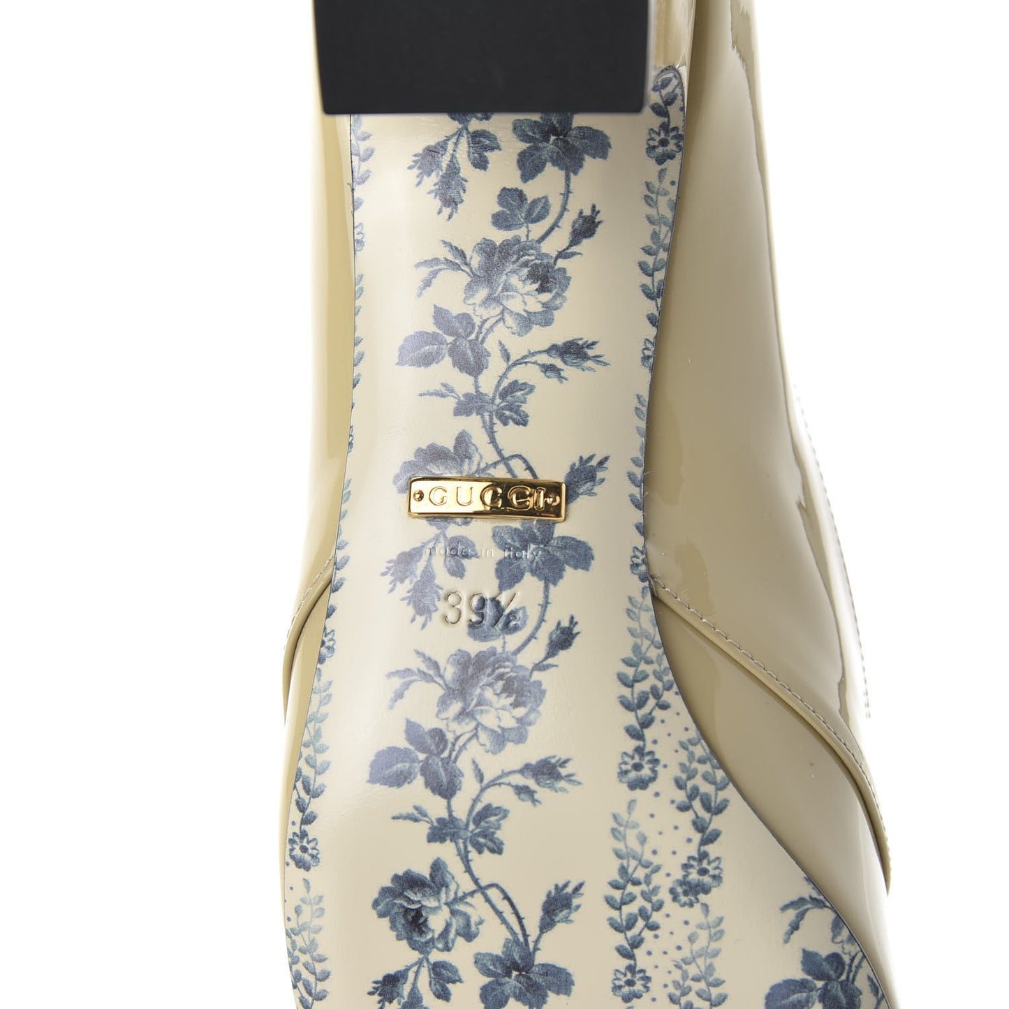 Vernice GG Victoire 55mm Loafer Pumps 39.5 Sand Storm