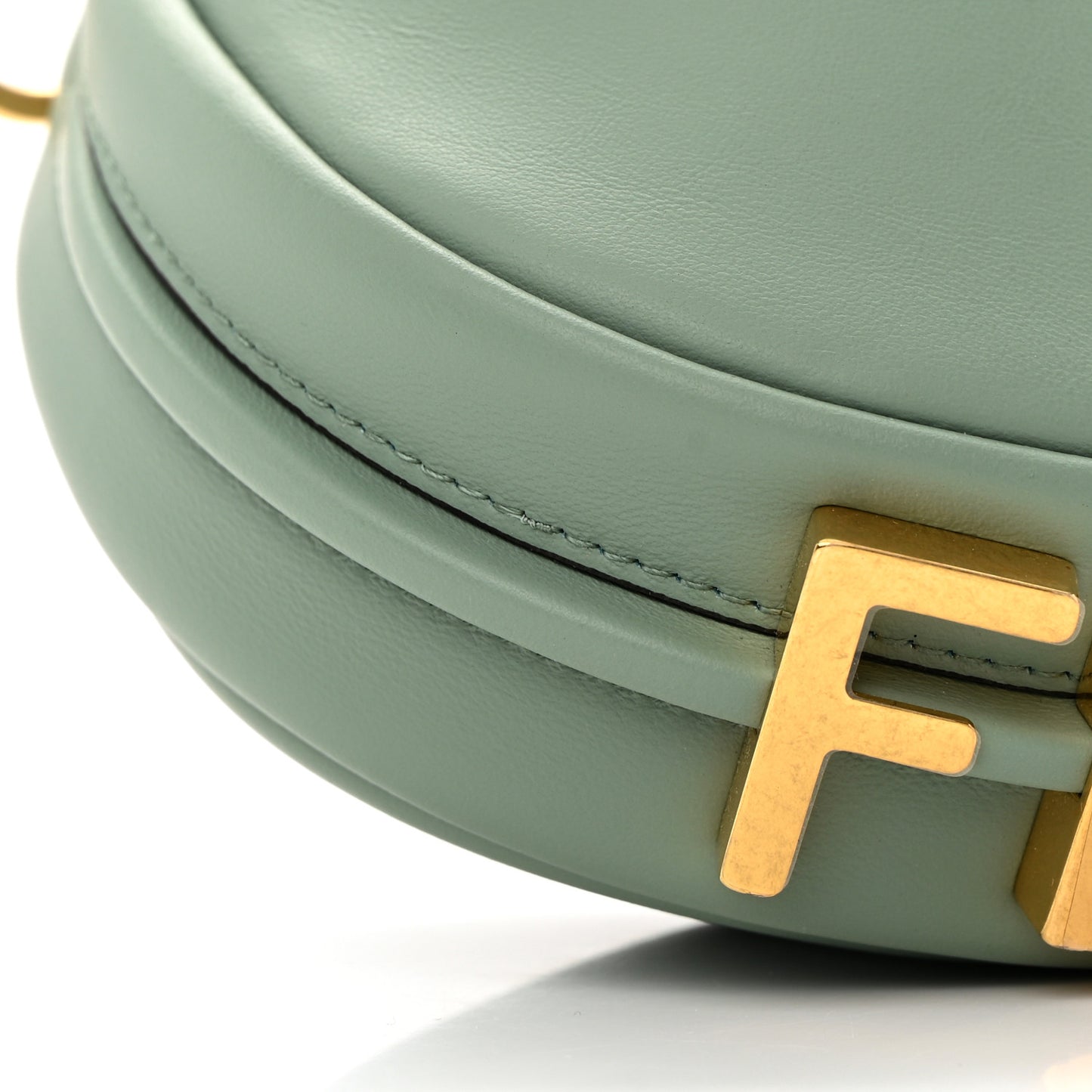 Vitello Grace New Matte Nano Fendigraphy Hobo Charm Menta