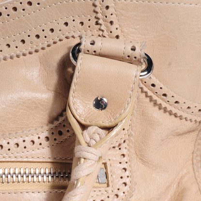Balenciaga Agneau Giant Brogues Hardware City Sahara 6 of 11