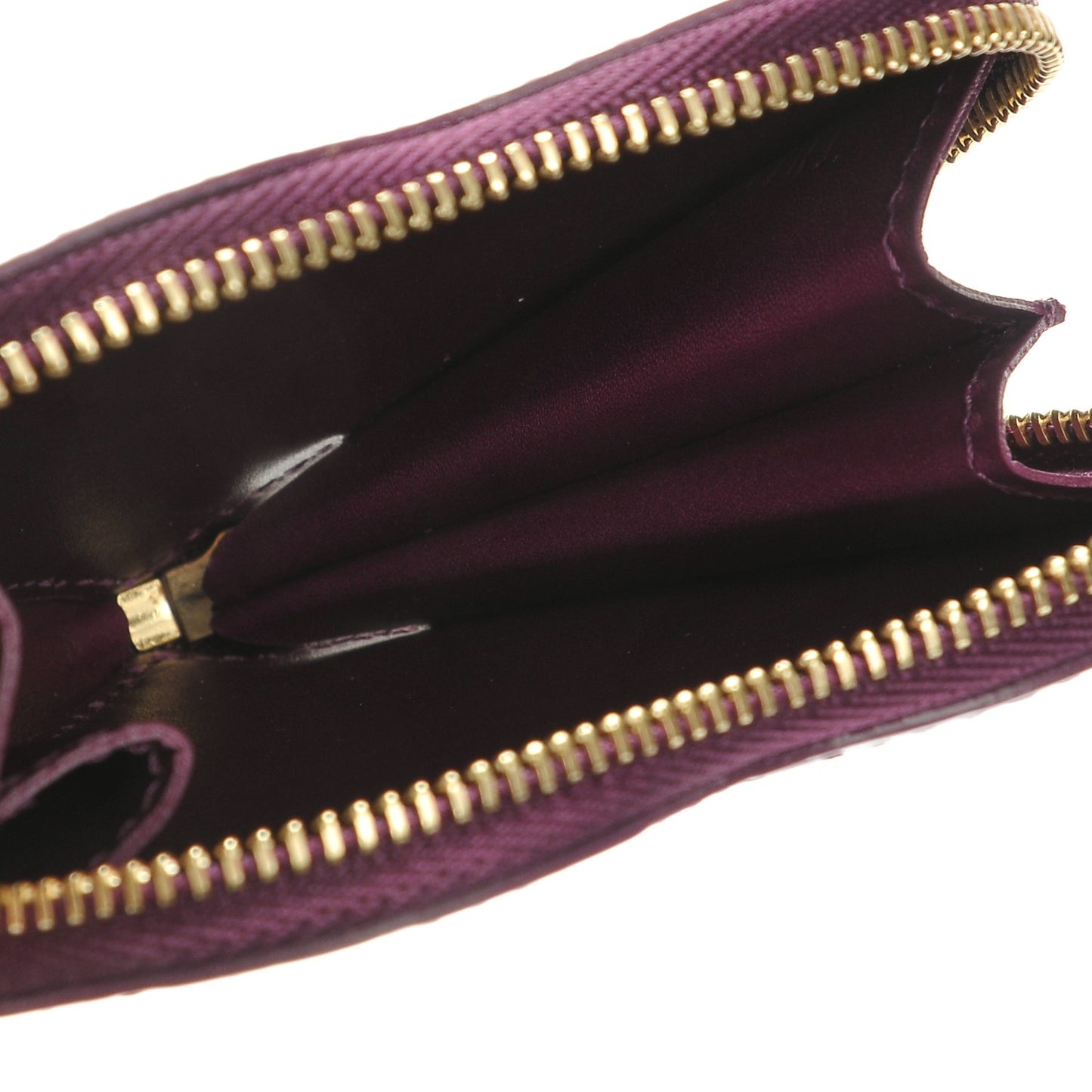 Vernis Heart Coin Purse Violet