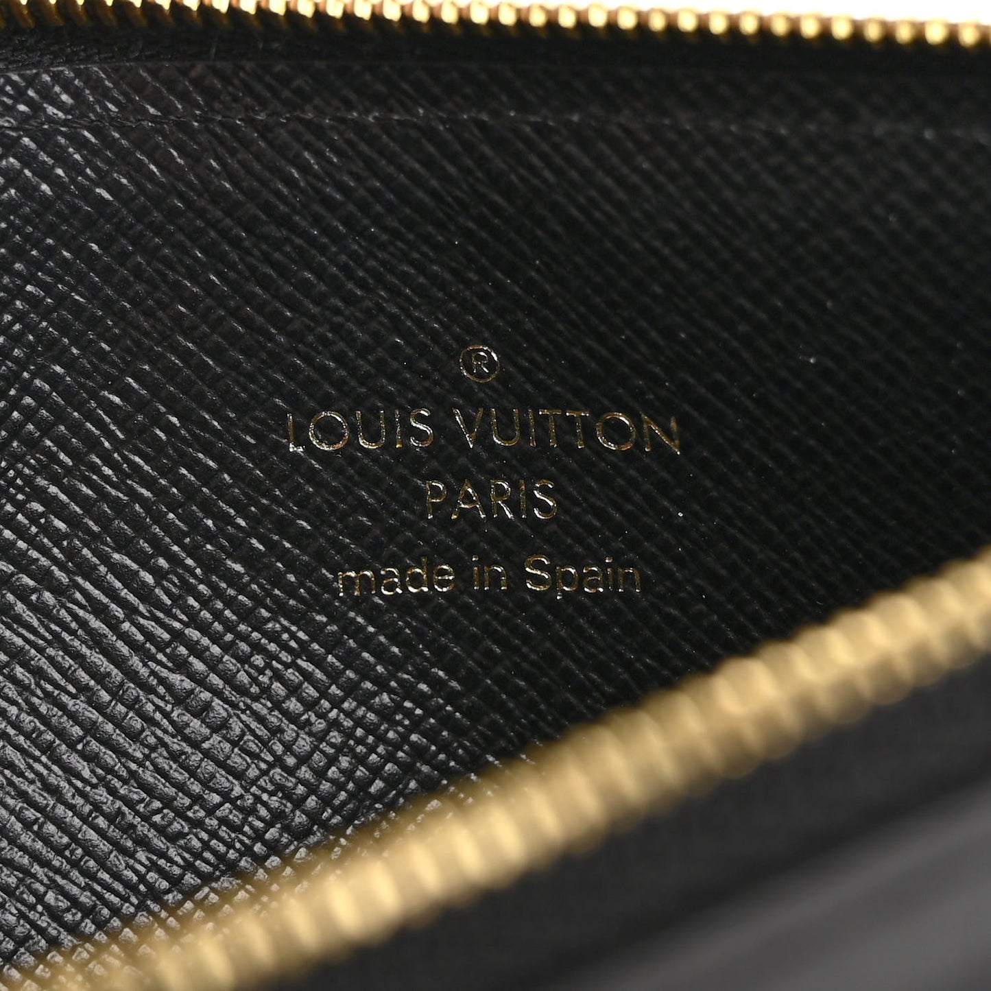 Monogram Slim Purse Black