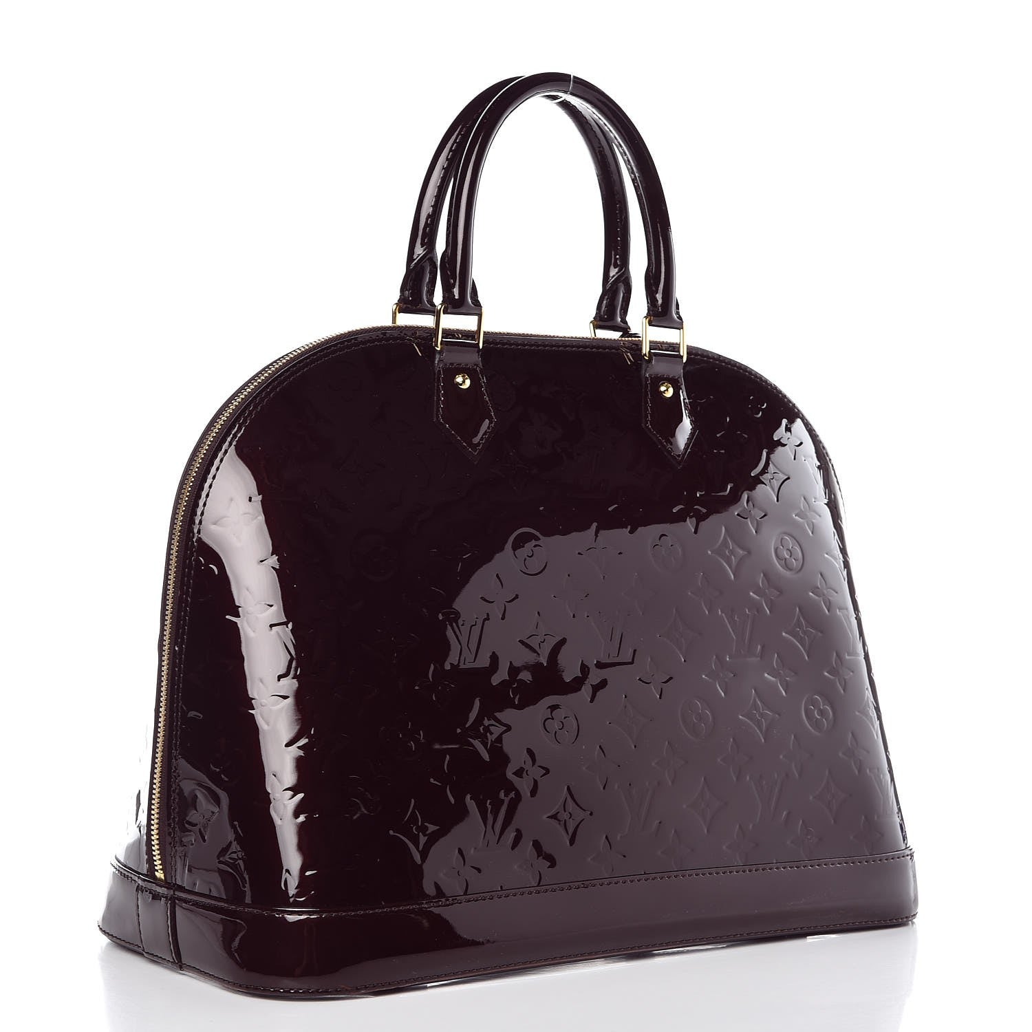 Louis Vuitton Vernis Alma MM Amarante 3 of 6