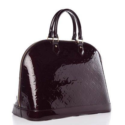 Louis Vuitton Vernis Alma MM Amarante 3 of 6