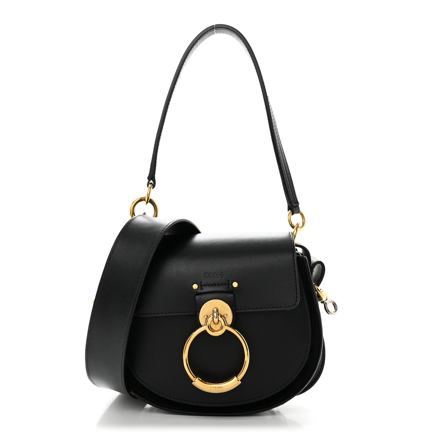 Calfskin Small Tess Bag Black
