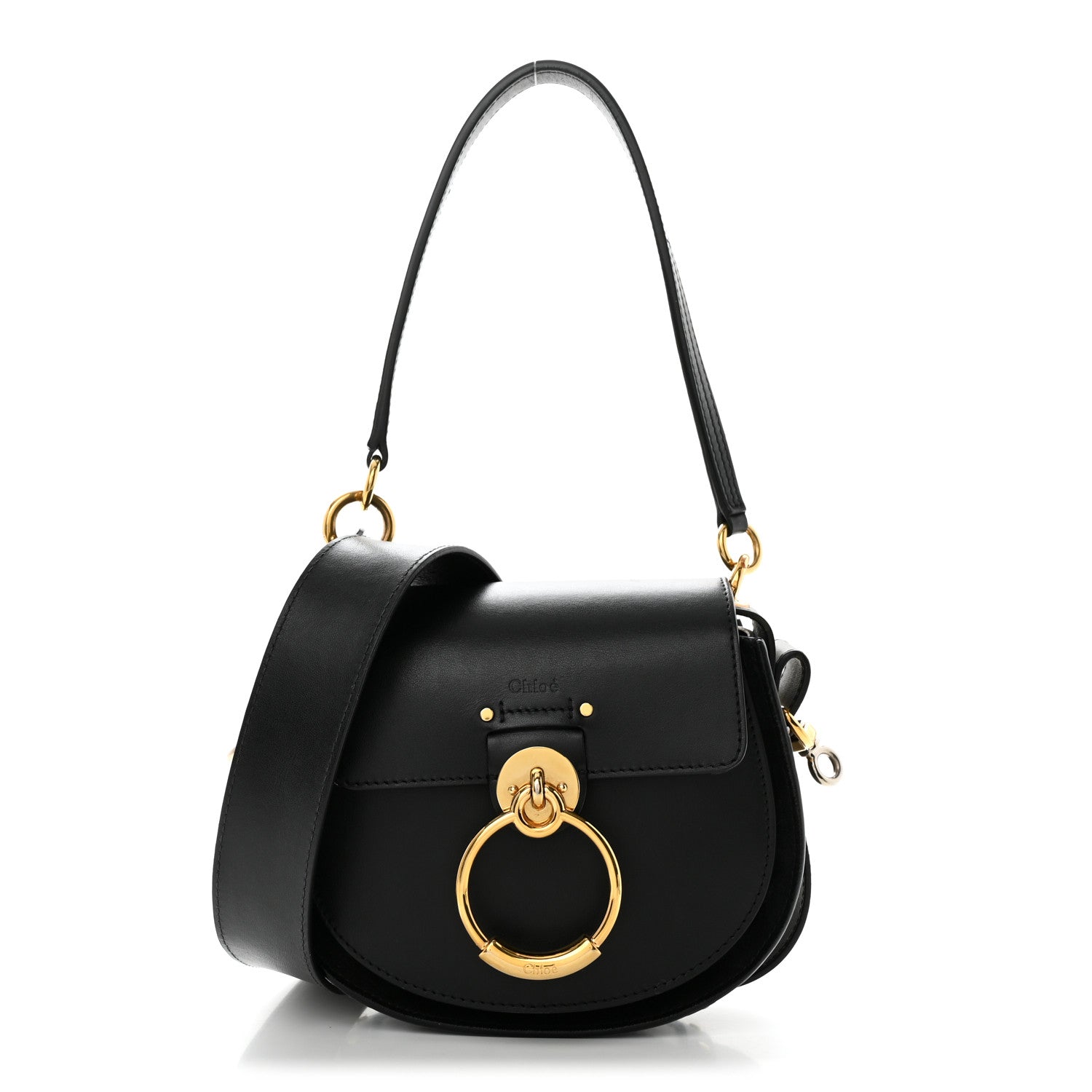 Chloe Calfskin Small Tess Bag Black 1 of 10