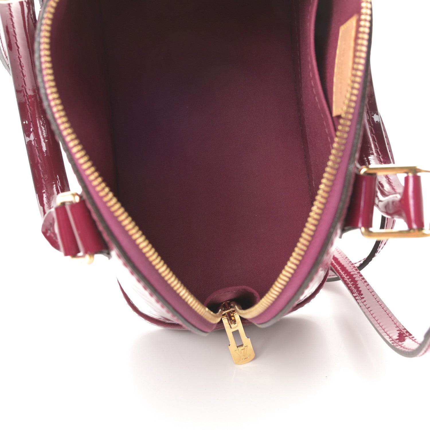 Louis Vuitton Vernis Alma BB Magenta 5 of 12