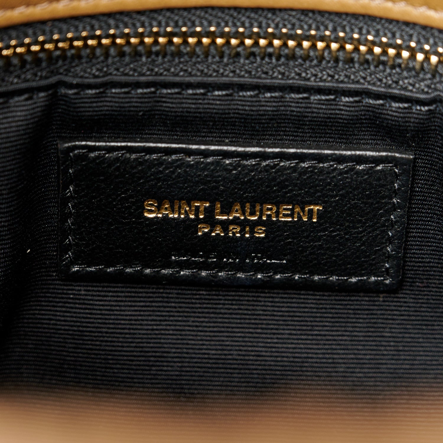 Saint Laurent Shearling Quilted Medium Loulou Puffer Monogram Chain Satchel Natural Brown 7 of 11