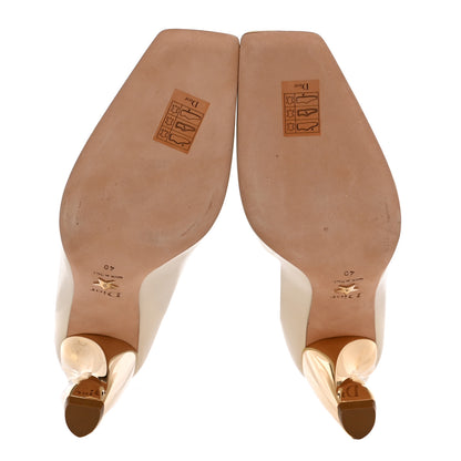 Christian Dior Soft Calfskin Rhodes 80mm Pumps 40 Off White 5 of 13