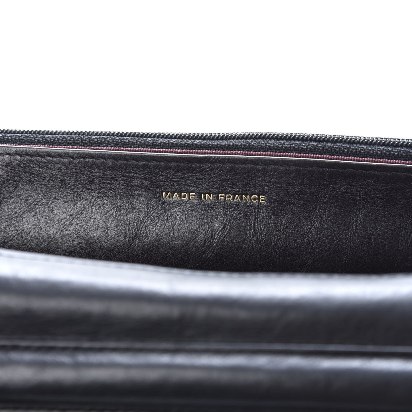 Aged Calfskin Quilted Reissue Wallet On Chain WOC Black