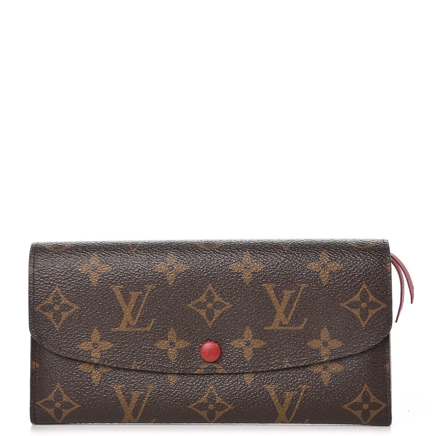 Monogram Emilie Wallet Red