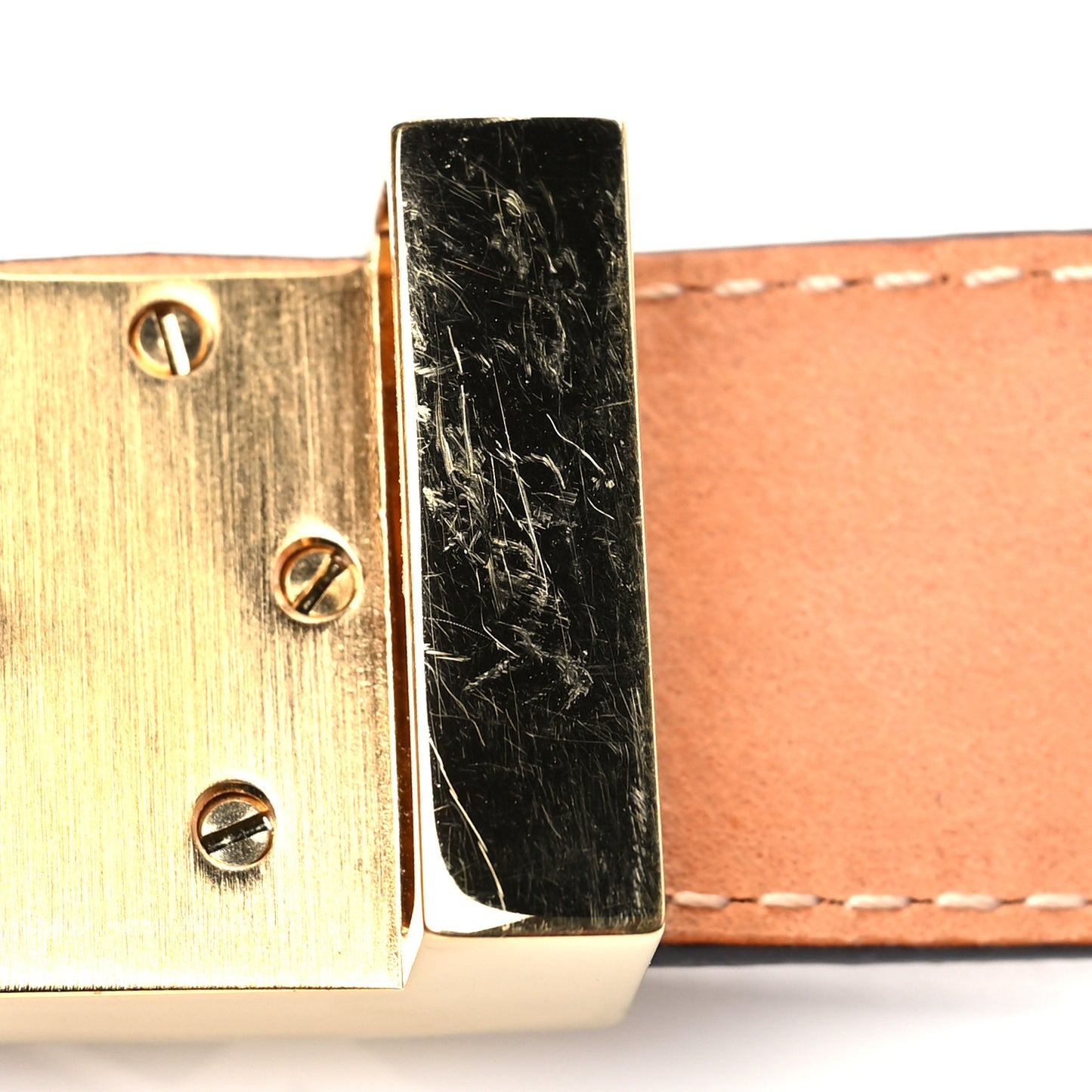 Calfskin Monogram 30mm LV Initiales Reversible Belt 80 32 Black