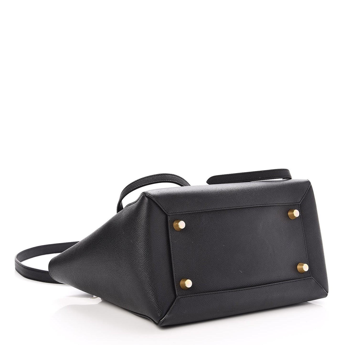 Grained Calfskin Mini Belt Bag Black