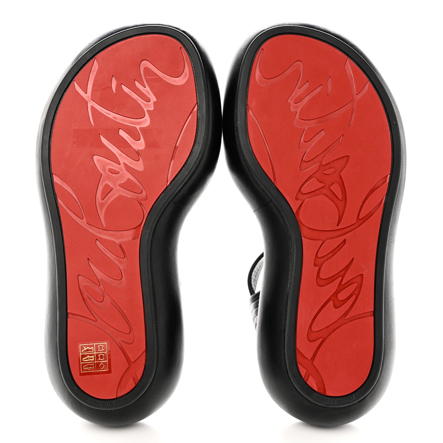 Christian Louboutin Nappa Manolasummer Sandals 36.5 Black 5 of 7