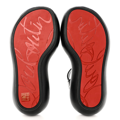 Christian Louboutin Nappa Manolasummer Sandals 36.5 Black 5 of 7