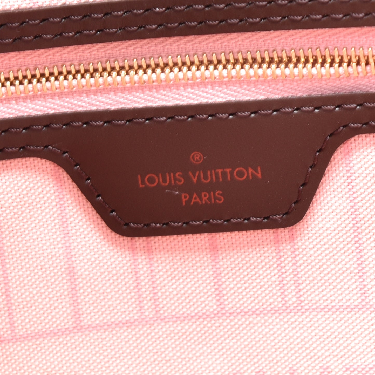 Damier Ebene Neo Neverfull MM Rose Ballerine