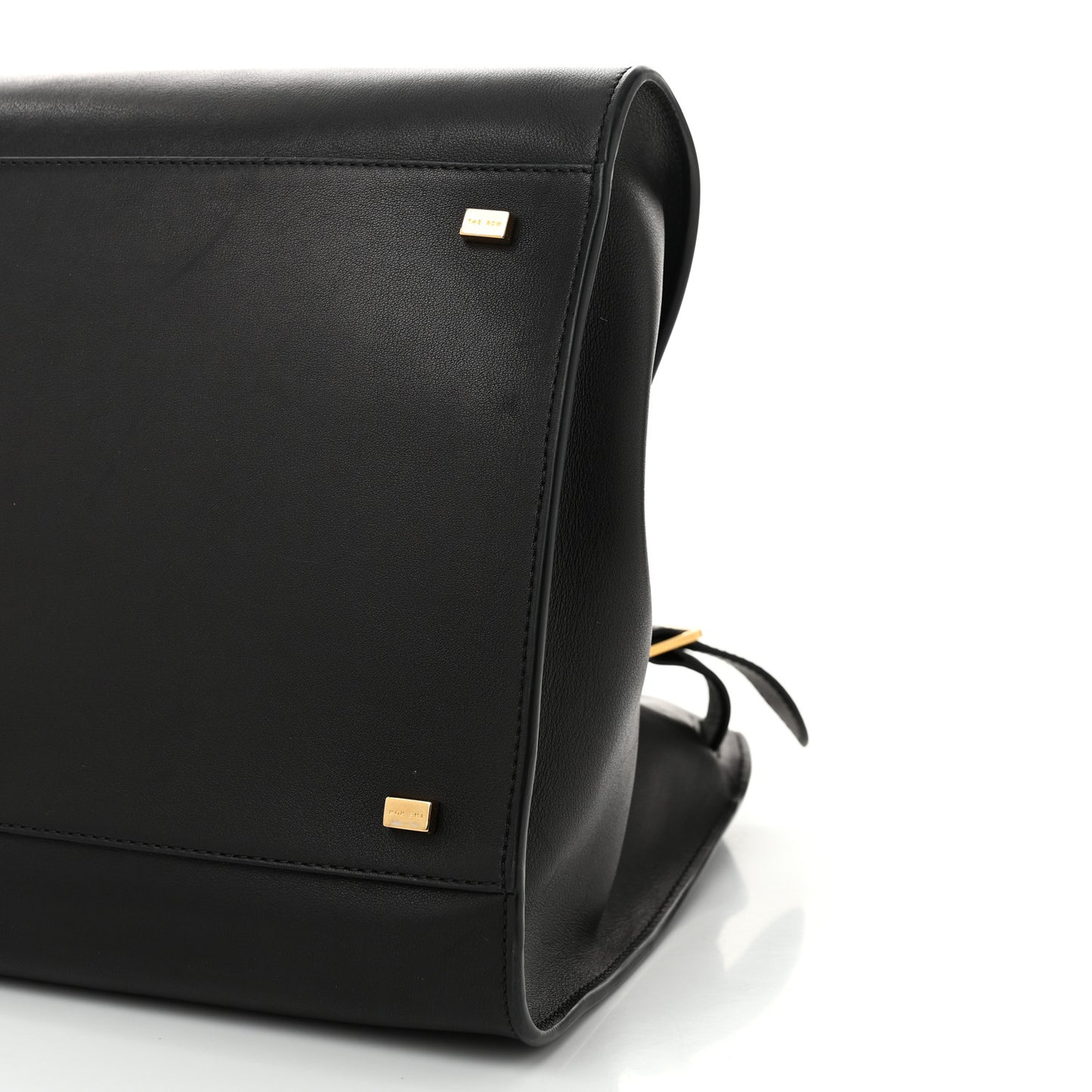 Polished Saddle Calfskin Soft Margaux 17 Black