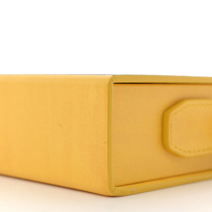 Fendi Vitello Fluffy Logo Horizontal Box Crossbody Bag Yellow Box Black 10 of 14
