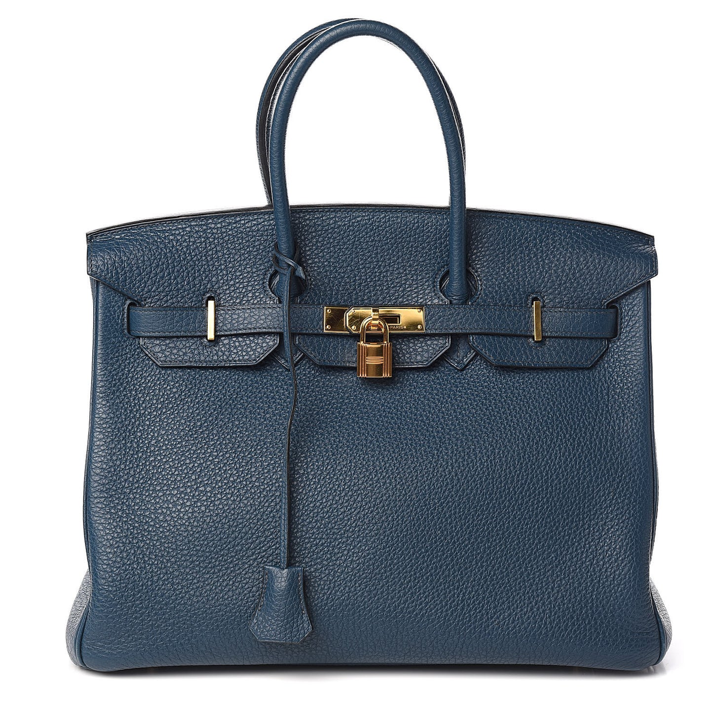 Togo Birkin 35 Bleu De Prusse