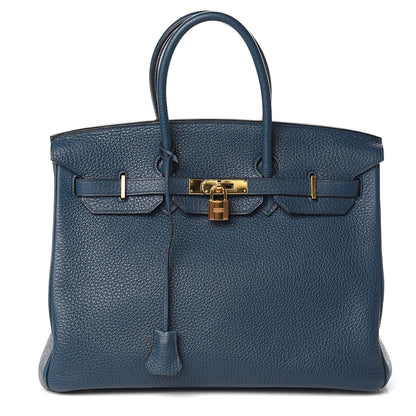 Hermes Togo Birkin 35 Bleu De Prusse 1 of 31