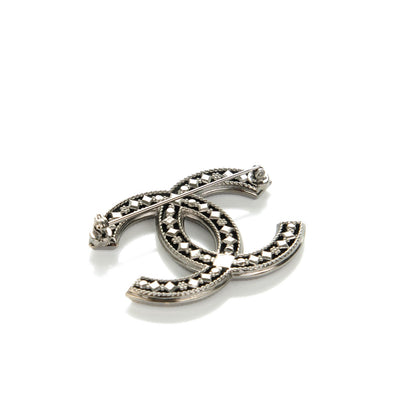 Chanel Ruthenium CC Brooch 3 of 5