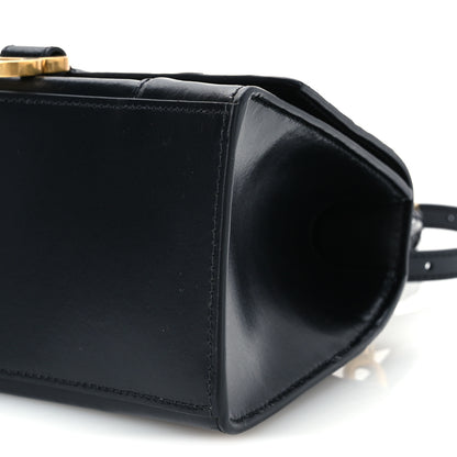 Balenciaga Shiny Box Calfskin Small Hourglass Top Handle Bag Black 11 of 11