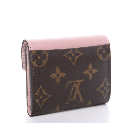Louis Vuitton Monogram Zoe Wallet Rose Ballerine 3 of 6