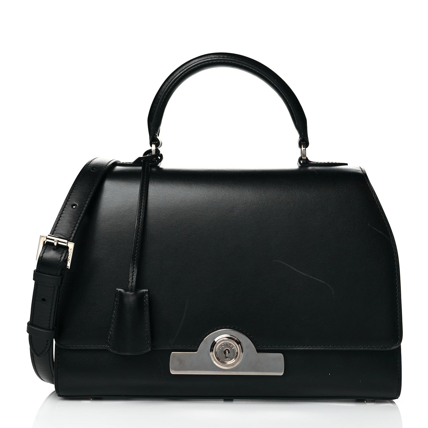 Moynat Box Calfskin Rejane PM Black 1 of 11