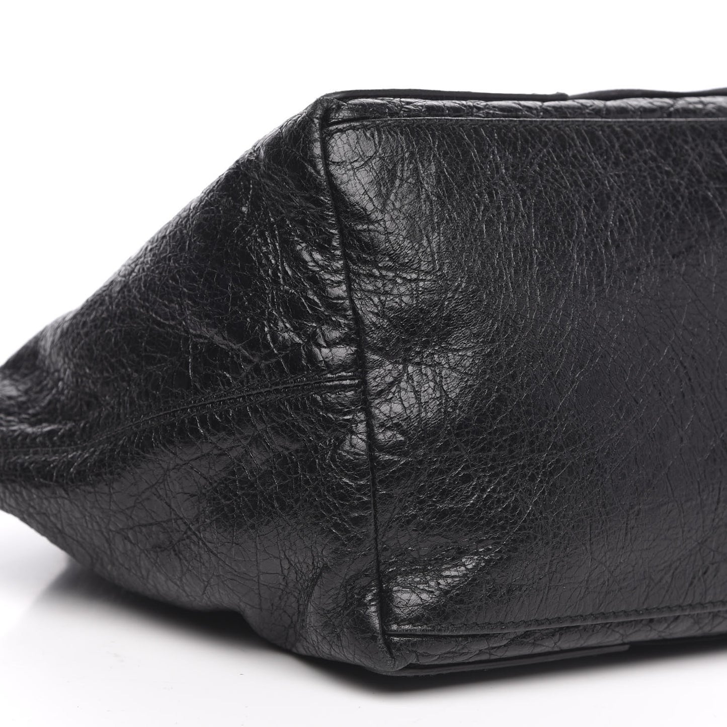 Agneau S Navy Cabas Black
