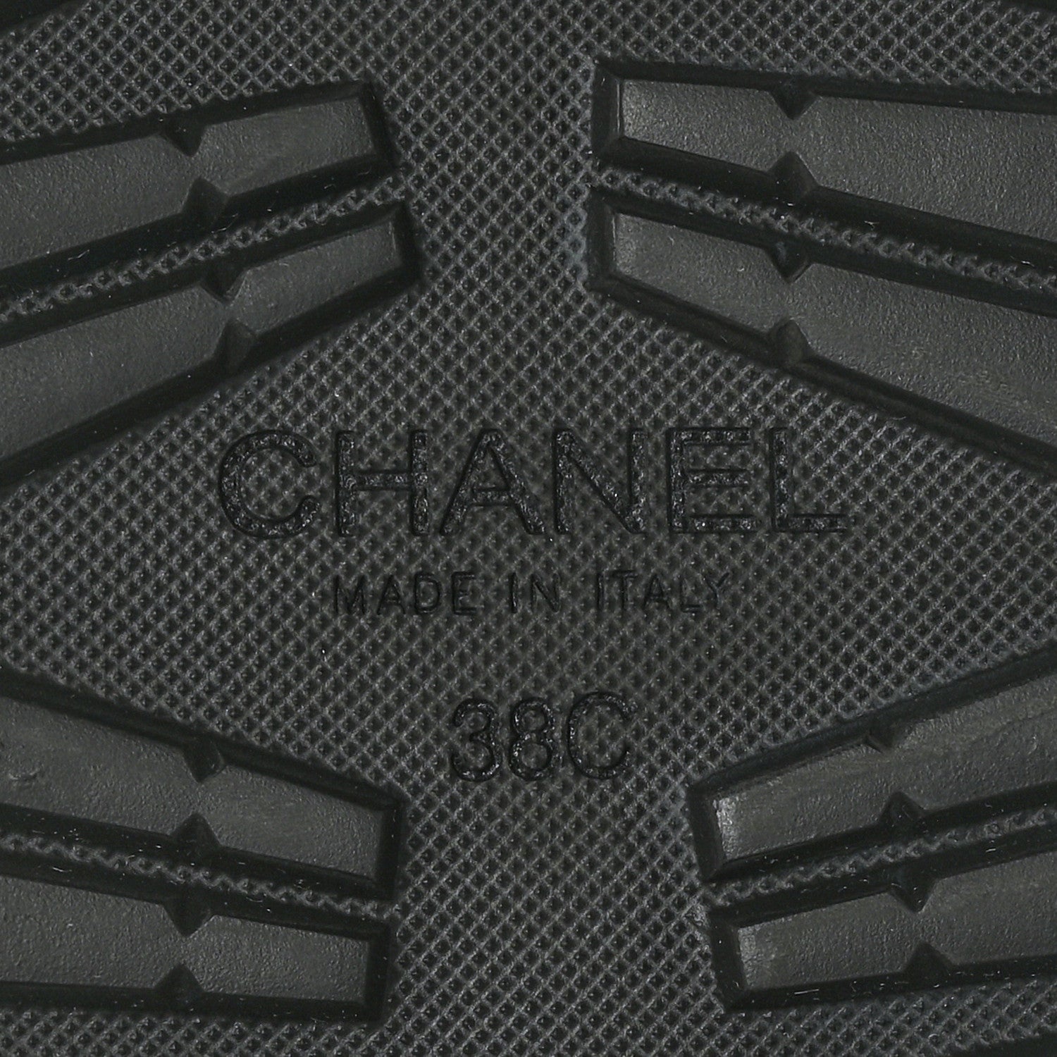 Chanel Knit Calfskin Patent CC Cap Toe Chain Boots 38 Black 6 of 6