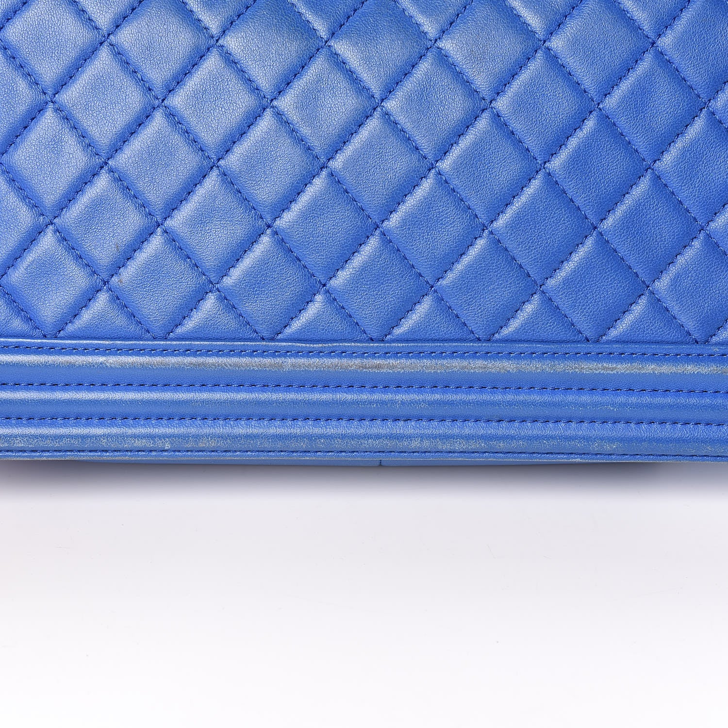 Chanel Lambskin Quilted Medium Boy Flap Blue 19 of 31