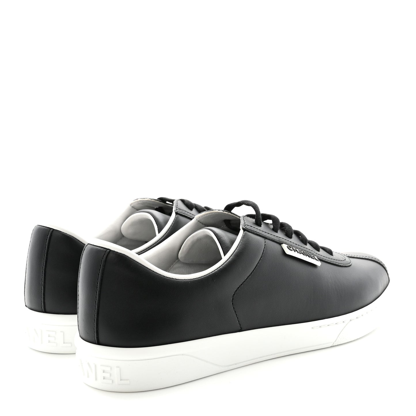 Calfskin CC Uniform Womens Sneakers 40 Black