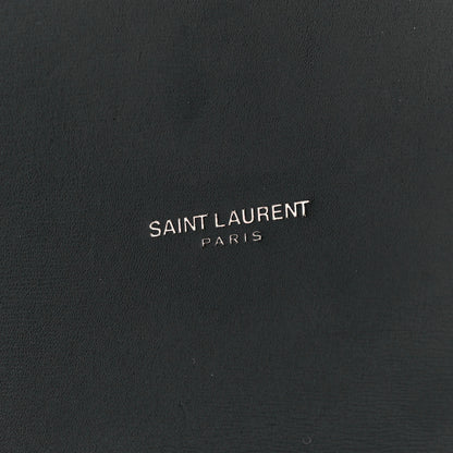 Saint Laurent Calfskin Heart Monogram Crossbody Black 8 of 12