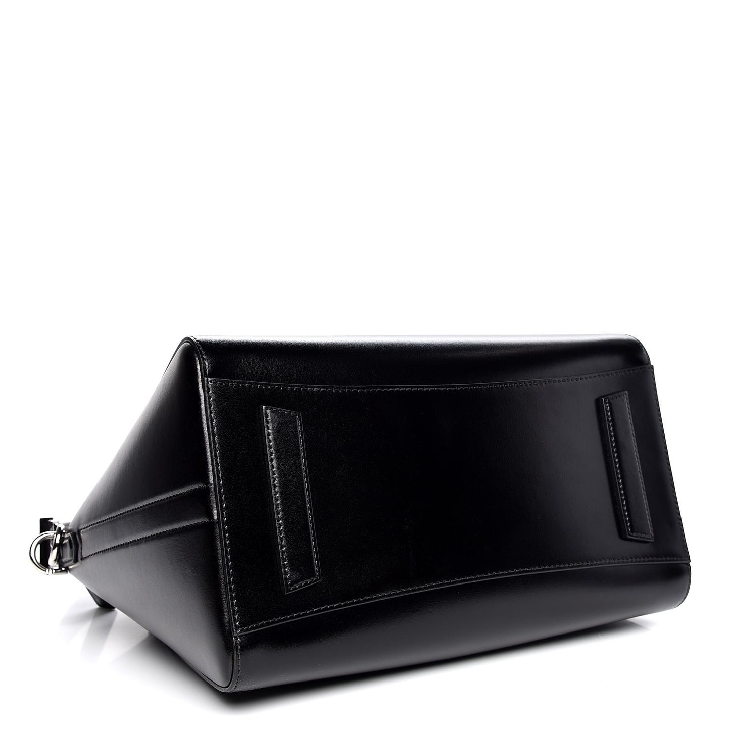 Shiny Lord Calfskin Medium Antigona Black