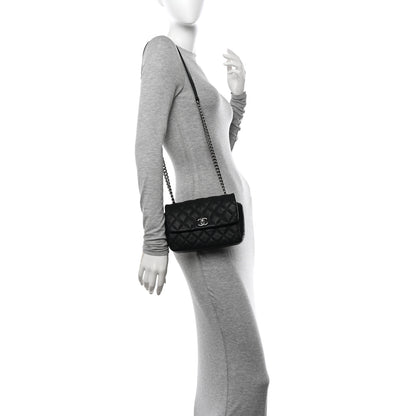 Chanel Caviar Quilted Small Lady Pearly Flap Black 2 of 12