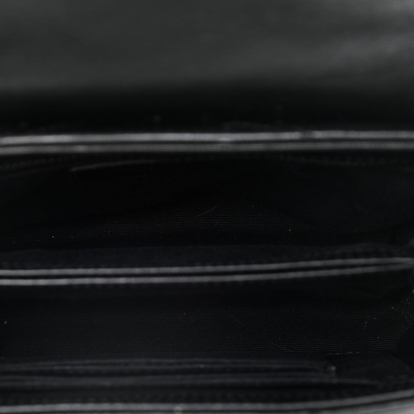 Calfskin Y Quilted Monogram Toy Loulou Crossbody Bag Black