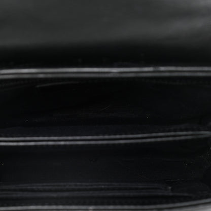 Saint Laurent Calfskin Y Quilted Monogram Toy Loulou Crossbody Bag Black 5 of 16