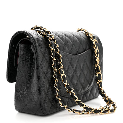 Chanel Caviar Quilted Medium Double Flap Black 3 of 10