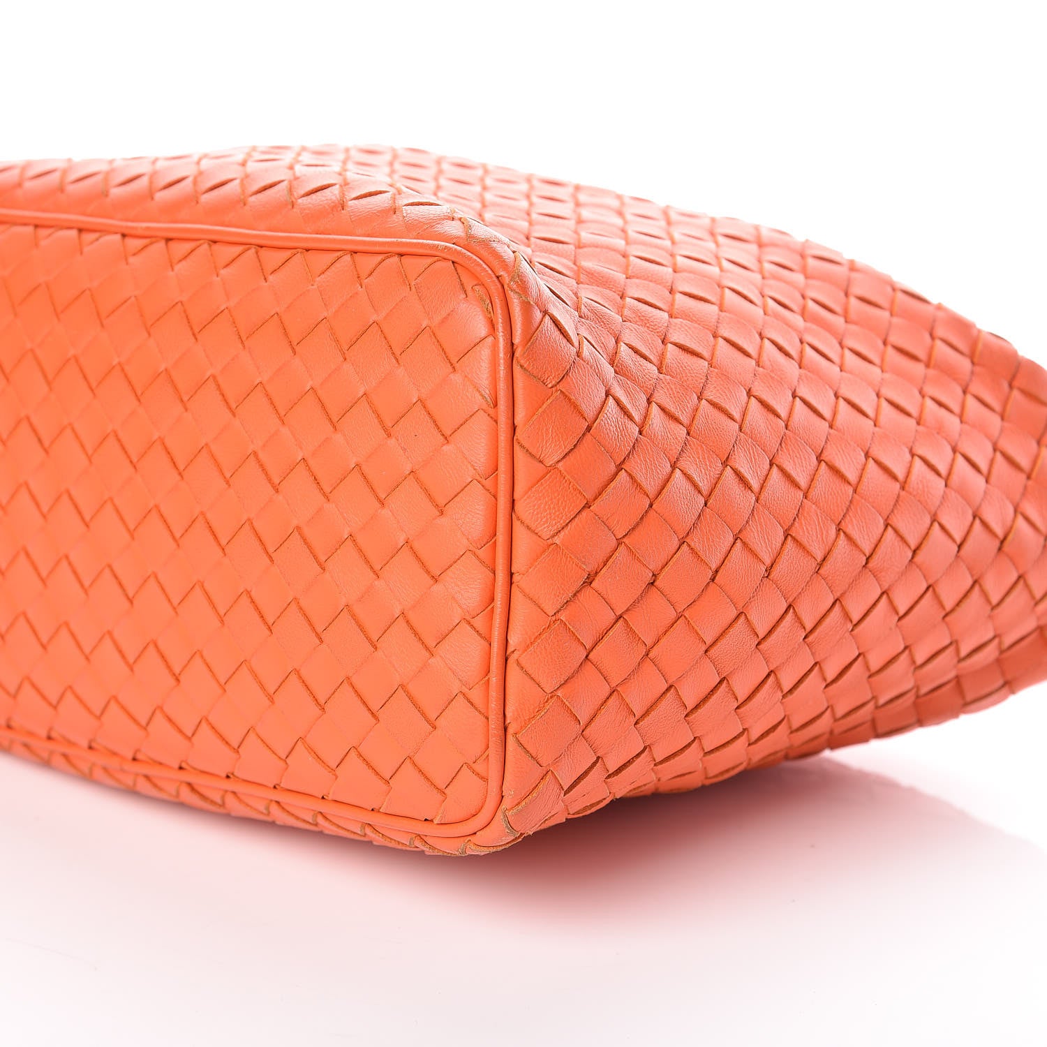 Bottega Veneta Nappa Intrecciato Small Shoulder Bag Tangerine 8 of 10