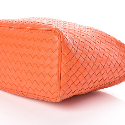 Bottega Veneta Nappa Intrecciato Small Shoulder Bag Tangerine 8 of 10