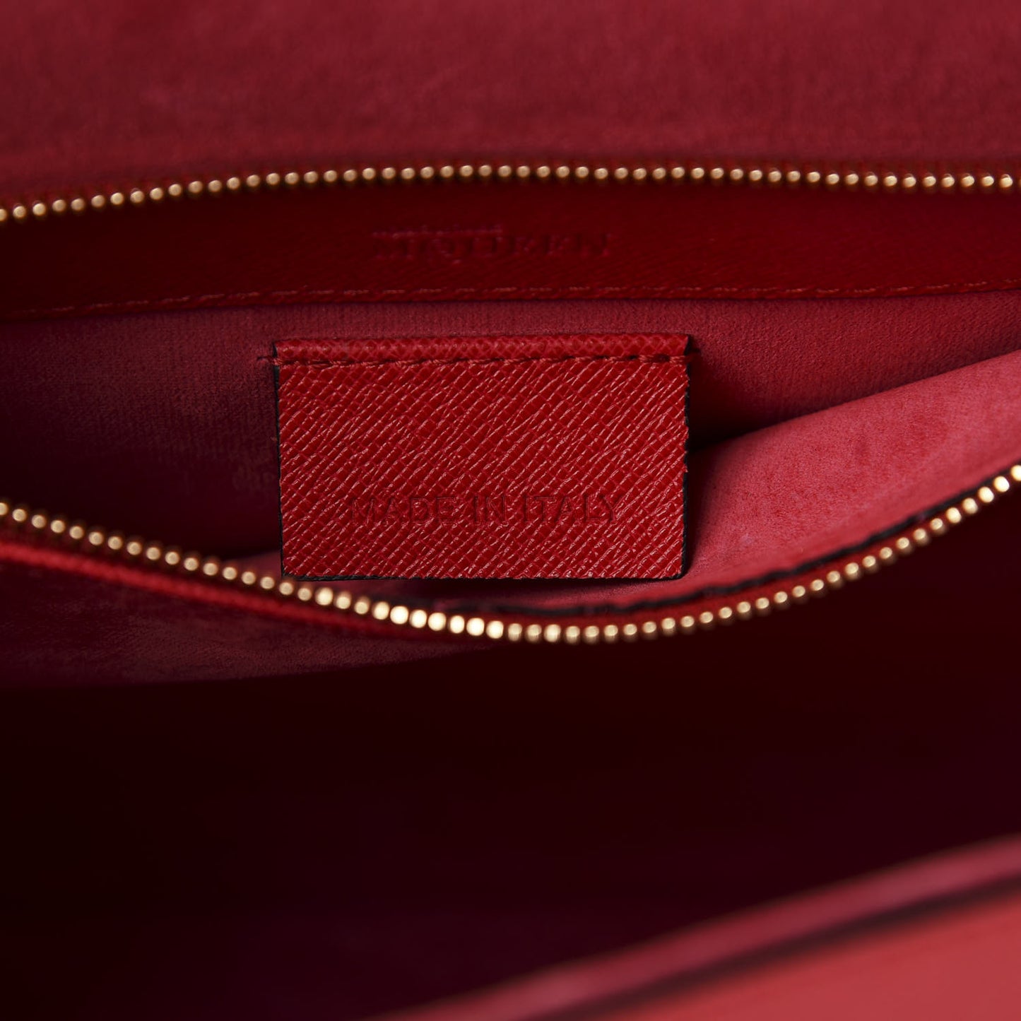Grained Calfskin Heroine Shoulder Bag Red