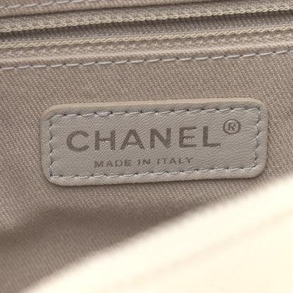 Chanel Caviar Quilted Jumbo Easy Flap Dark White 6 of 13
